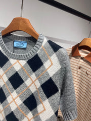PRADA SHORT-SLEEVE SWEATER STYLE 72