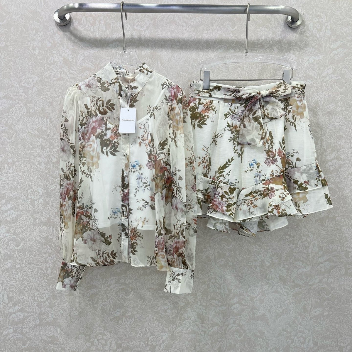 ZIMMER NEW PRINTED TOP AND SHORTS SET 269289