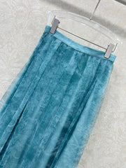 DIOR BLUE TULLE SKIRT 269229