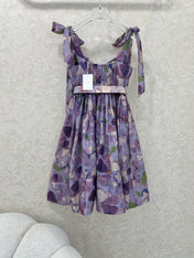 ZIMMERMANN SHORT HERRINGBONE DRESS IN PLUM PURPLE 269377