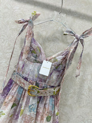 ZIMMERMANN SHORT DOPAMINE HERRINGBONE DRESS 269370