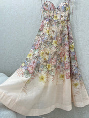 ZIMMER NEW STYLE FLORAL HALTER DRESS 272272