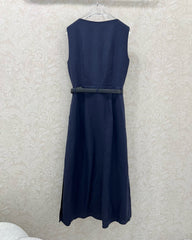 PRADA LONG DRESS WITH ELASTIC WAISTBAND 275254