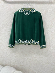 CELINE VELVET EMBROIDERED JACKET 275257