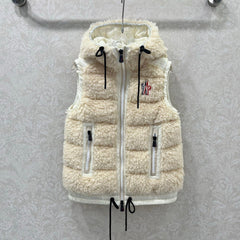 MONCLER 25S DOWN VEST IN WHITE 104
