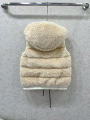 MONCLER 25S DOWN VEST IN WHITE 104