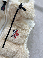 MONCLER 25S DOWN VEST IN WHITE 104