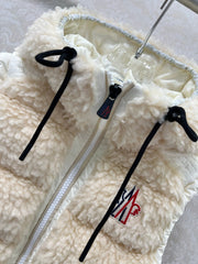 MONCLER 25S DOWN VEST IN WHITE 104