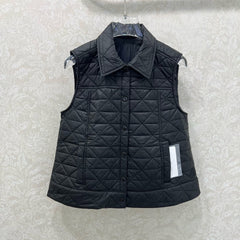 MONCLER 25S DOWN VEST IN BLACK 100