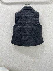 MONCLER 25S DOWN VEST IN BLACK 100