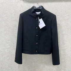 DIOR 25S SILK-BLEND KNIT JACKET STYLE 172