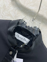 DIOR 25S SILK-BLEND KNIT JACKET STYLE 172