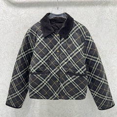 BURBERRY 25S COTTON PLAID JACKET 131