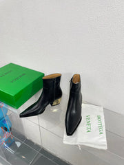 TEX ANKLE BOOT IN BLACK CALFSKIN