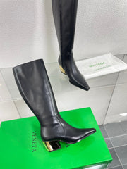 TEX HIGH BOOT IN BLACK CALFSKIN