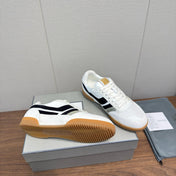 TOM FORD 26S JACKSON SNEAKERS IN WHITE AND BLACK SUEDE