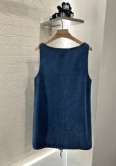 PRADA DENIM POCKET BLAZER DRESS 276614