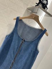 PRADA DENIM POCKET BLAZER DRESS 276614