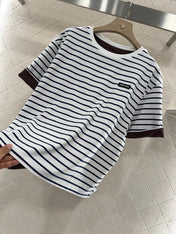 MIUMIU REVERSIBLE OVERSIZED CREW NECK TEE 276642