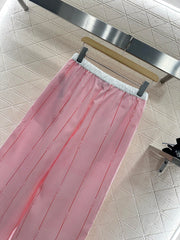 GUCCI STRIPED WIDE-LEG PANTS 276518