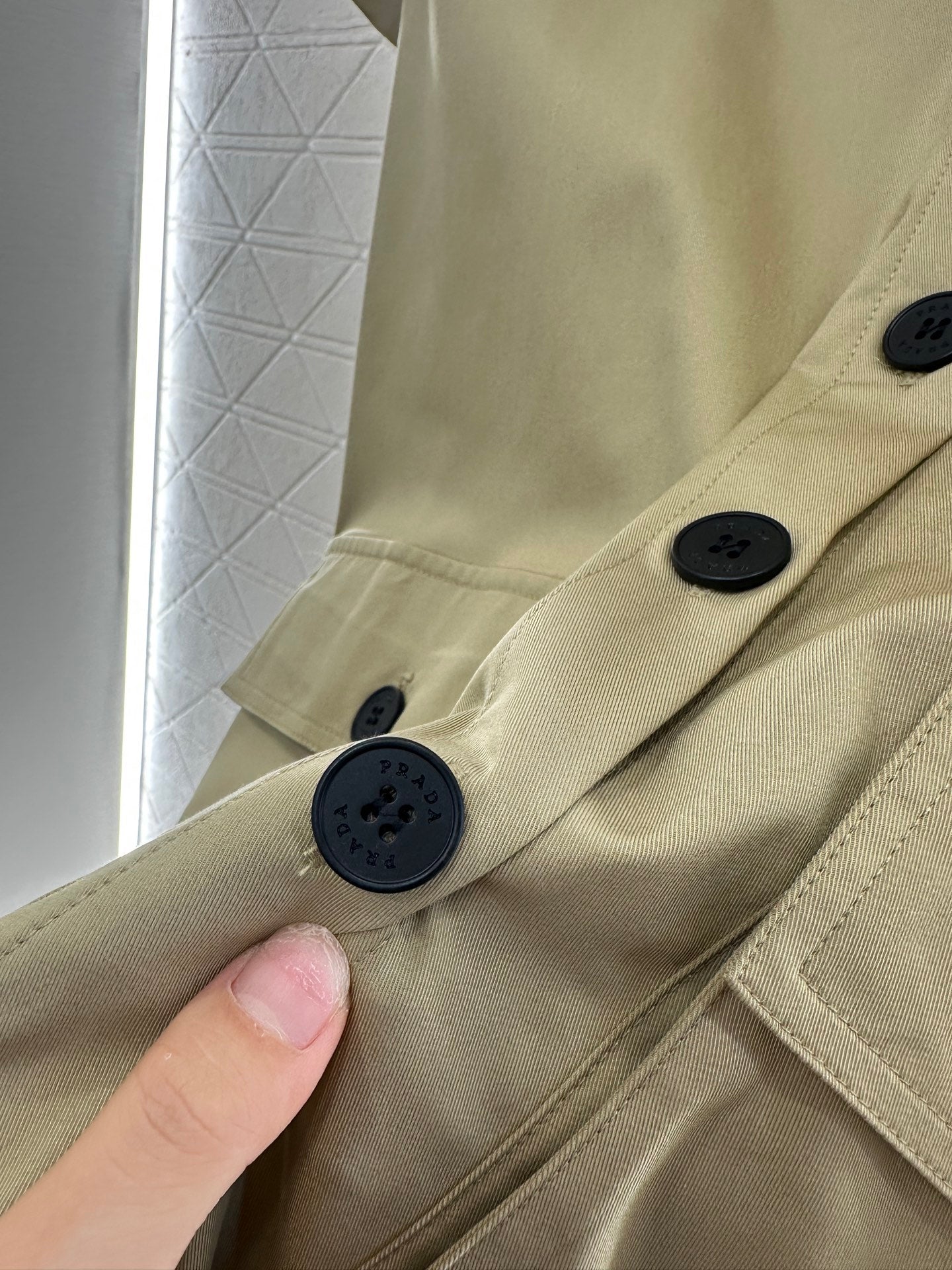 PRADA BELTED OFFICE DRESS WITH POCKETS 276513