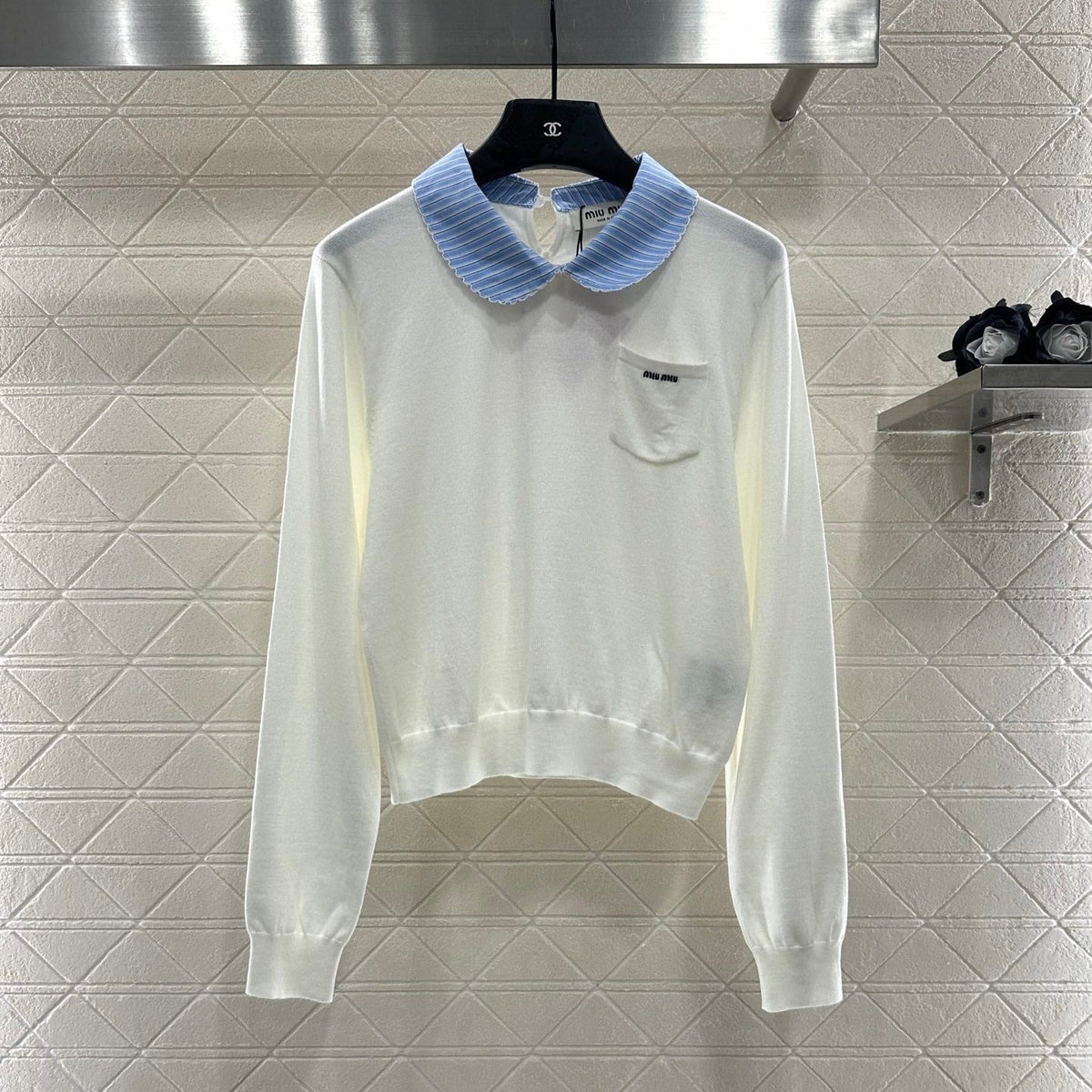 MIUMIU LONG-SLEEVE SWEATER STYLE 98