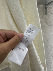 CELINE 25S BEADED KNIT CARDIGAN 0124