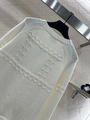 CHANEL 25S EMBROIDERED CROCHET SWEATER 349