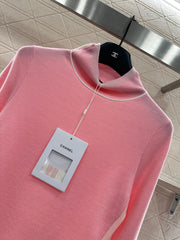 CHANEL 25S HIGH-NECK PULLOVER SWEATER 352