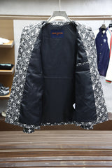 LV SHIRT JACKET IN BLACK MONOGRAM WASHED DENIM 238941