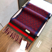 SCARF 180 CM IN SCARLET RED MONOGRAM CASHMERE 405326