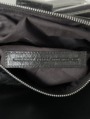 SUPERBUSY MESSENGER BAG 33 IN BLACK ARENA LAMBSKIN