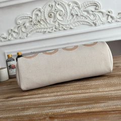 HERBAG ZIP 31 LAQUERED BAG IN OFF-WHITE MIX YELLOW H PLUME CANVAS