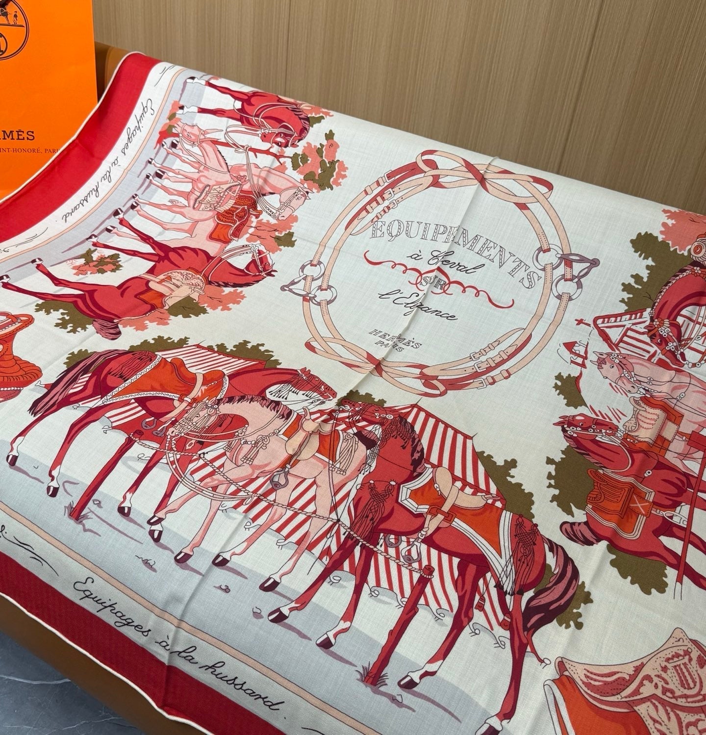 HERMES 26S SCARF 140 IN CASHMERE AND SILK 305962