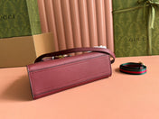 SMALL JACKIE TOTE 24 IN BURGUNDY LAMBSKIN