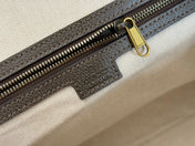 SAVOY LARGE DUFFLE BAG 50 IN BEIGE AND EBONY GG SUPREME CANVAS