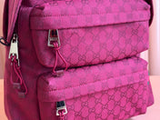 MEDIUM BACKPACK 40 IN ROSSO ANCORA RED GG CANVAS