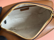 BLONDIE SMALL SHOULDER BAG 21 IN BROWN SMOOTH CALFSKIN