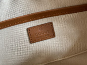 BLONDIE SMALL SHOULDER BAG 21 IN BROWN SMOOTH CALFSKIN