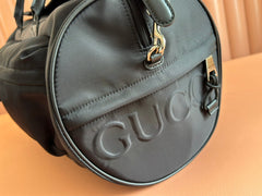 GG SMALL DUFFLE BAG 42 IN BLACK CANVAS