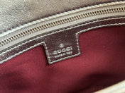 MARMONT MEDIUM SHOUDER BAG 26 IN SILVER PATENT CALFSKIN