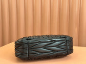 WANDER MATELASSÉ HANDBAG 23 IN BLACK LAMBSKIN