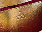 MARMONT MEDIUM SHOUDER BAG 23 IN YELLOW GLOSSY CALFSKIN