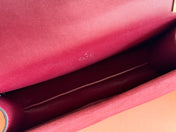 DIONYSUS MEDIUM SHOULDER BAG 27.5 IN ROSSO ANCORA RED GG SUEDE