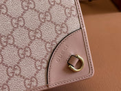 EMBLEM WALLET GG MONOGRAM 20 IN LIGHT PINK SMOOTH CALFSKIN