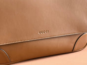 MEDIUM EMBLEM CROSSBODY BAG 29 IN BROWN CALFSKIN