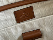 MEDIUM BRIEFCASE 40 IN BROWN CALFSKIN
