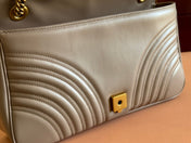 MARMONT SHOULDER BAG 31 IN BEIGE CALFSKIN GOLD CHAIN