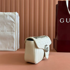 MARMONT SMALL SHOULDER BAG 26 IN OFF WHITE LAMBSKIN