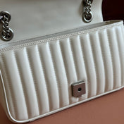 MARMONT SMALL SHOULDER BAG 26 IN OFF WHITE LAMBSKIN